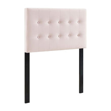 Biscuit Tufted Twin Headboard in Performance Velvet with Padded Design