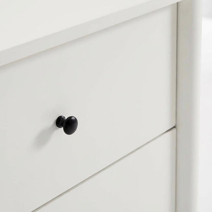 Bedside Nightstand with 2 Drawers in Elegant Finish