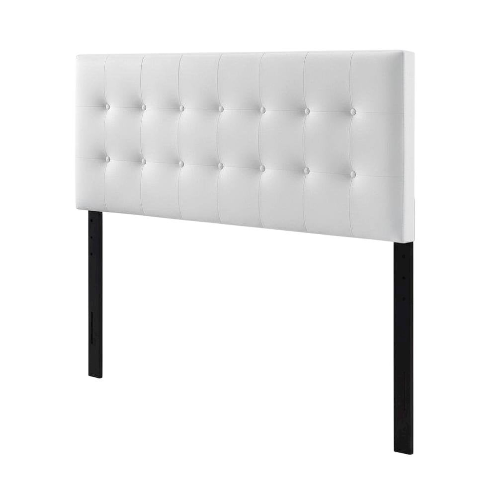 Upholstered Vinyl Full Headboard with Stylish Design and Durable Build