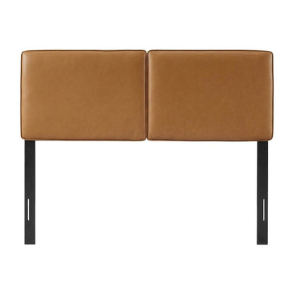 Vegan Leather Full Headboard with Smooth Finish and Durable Construction