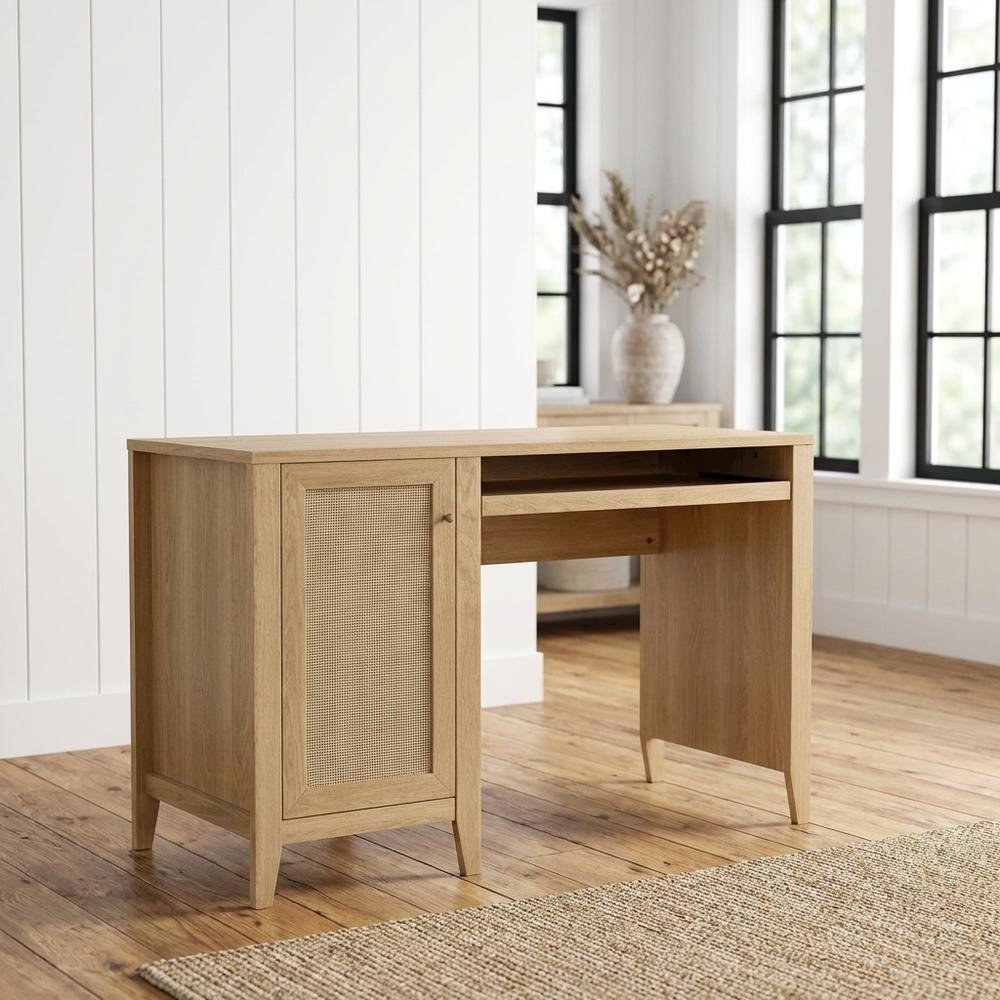 Modern 47-Inch Office Desk With Sturdy Frame And Workspace Efficiency