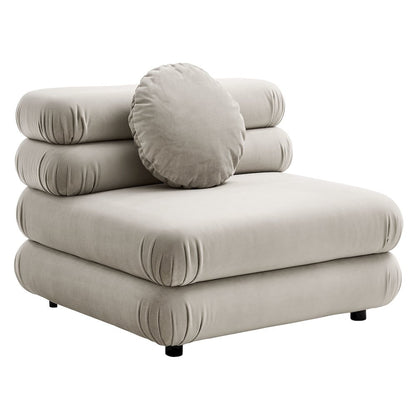 Jubilee 5-Piece Modular Performance Velvet Sectional Sofa