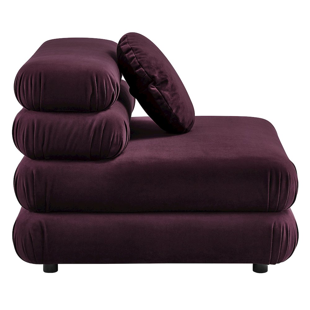 Jubilee 5-Piece Modular Performance Velvet Sectional Sofa