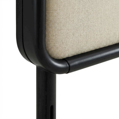 Tufted Fabric Full Headboard with Wooden Frame for Stylish Bedroom