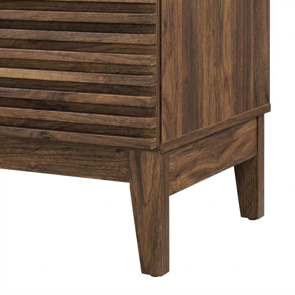 Brown 4-Drawer Chest with Modern Design and Durable Build