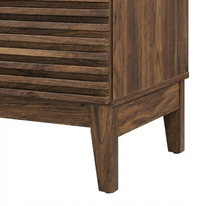 Brown 4-Drawer Chest with Modern Design and Durable Build
