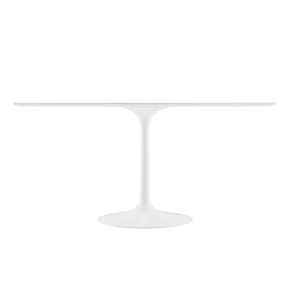 Wood Rectangle Dining Table with Sturdy Base and 60-Inch Length