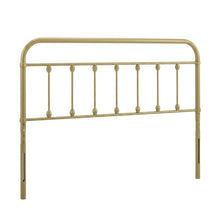 Metal King Size Headboard for Bed Frame, Adjustable-Friendly Style, Gold