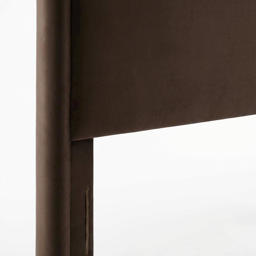 Velvet King Headboard in Soft Fabric, Plush Upholstery, Elegant Design