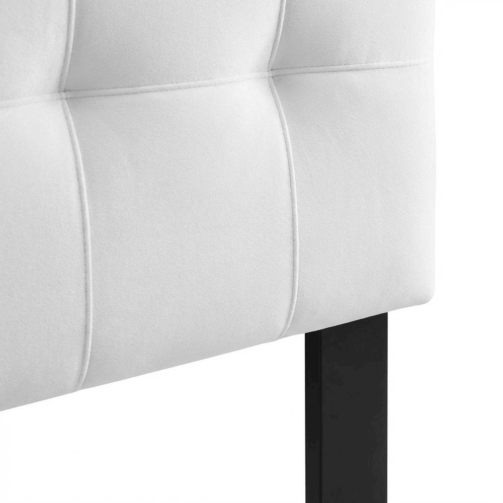 Biscuit Tufted Performance Velvet Twin Headboard with Plush Upholstery