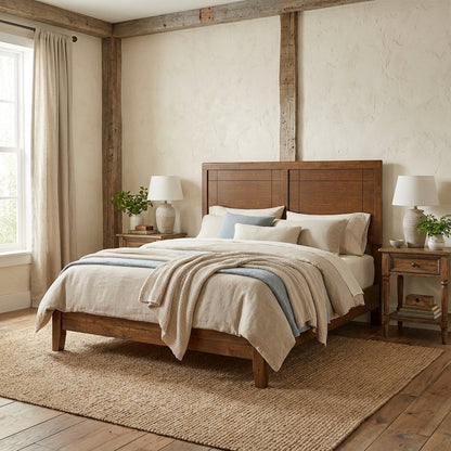 Wood Queen Headboard, Classic Design, Durable Construction for Bedroom Style