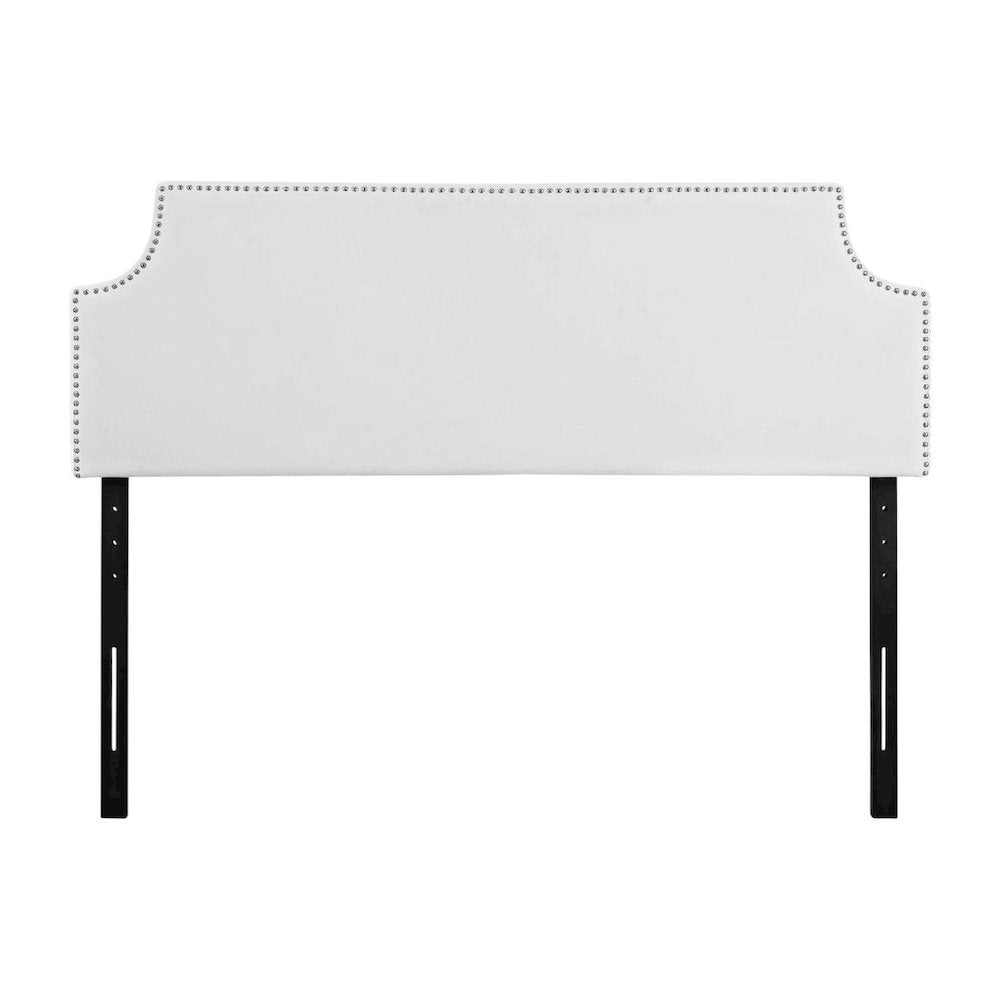 Upholstered Vinyl Full Headboard with Smooth Finish and Durable Design