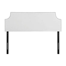 Upholstered Vinyl Full Headboard with Smooth Finish and Durable Design