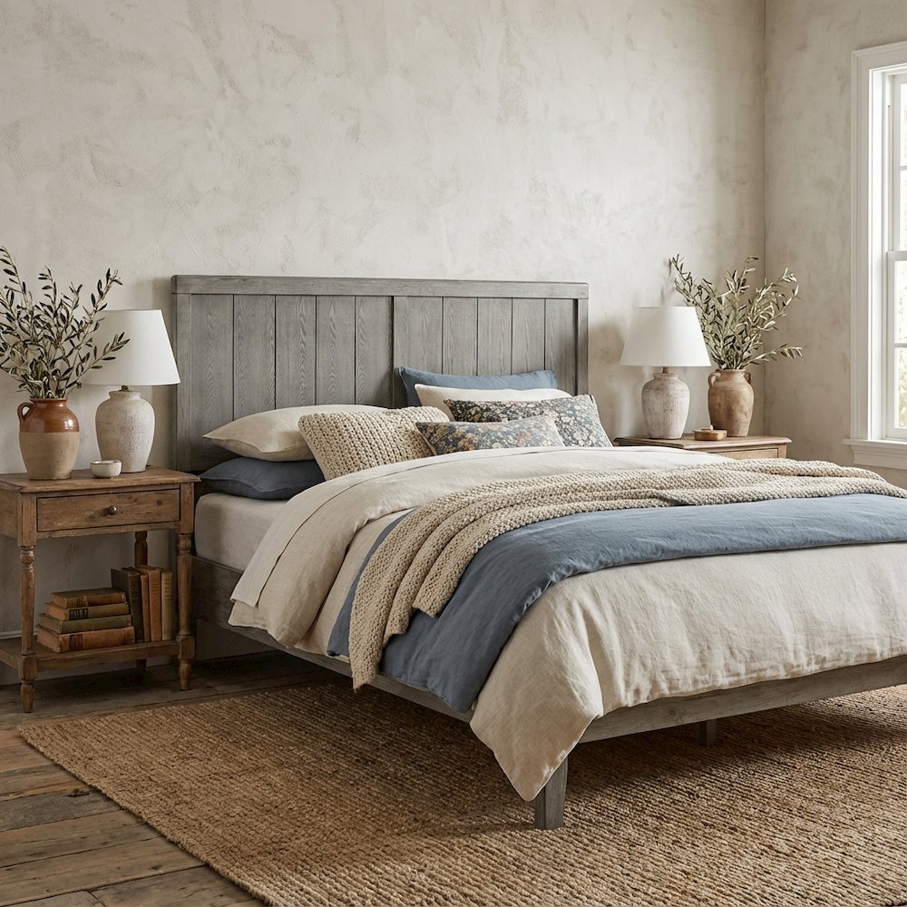 Wood Full Headboard with Smooth Finish and Durable Construction