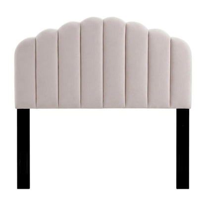 Performance Velvet Full/Queen Headboard with Plush Upholstery and Sturdy Frame
