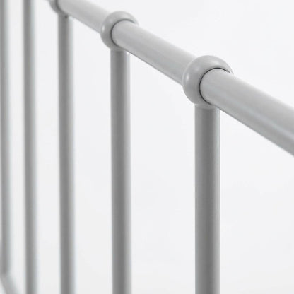 Metal Stainless Steel Full Headboard with Durable Design and Sleek Finish