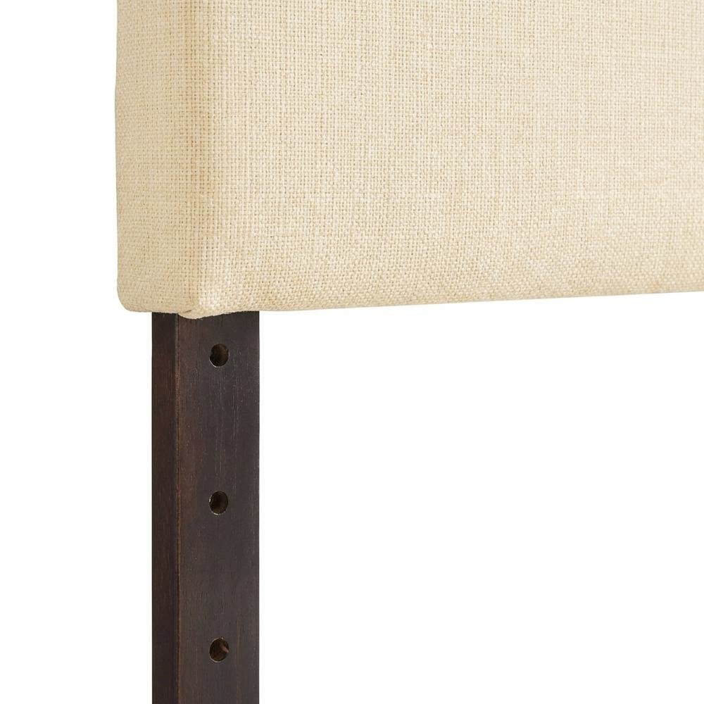 Upholstered Fabric King Headboard with Padded Design and Durable Frame
