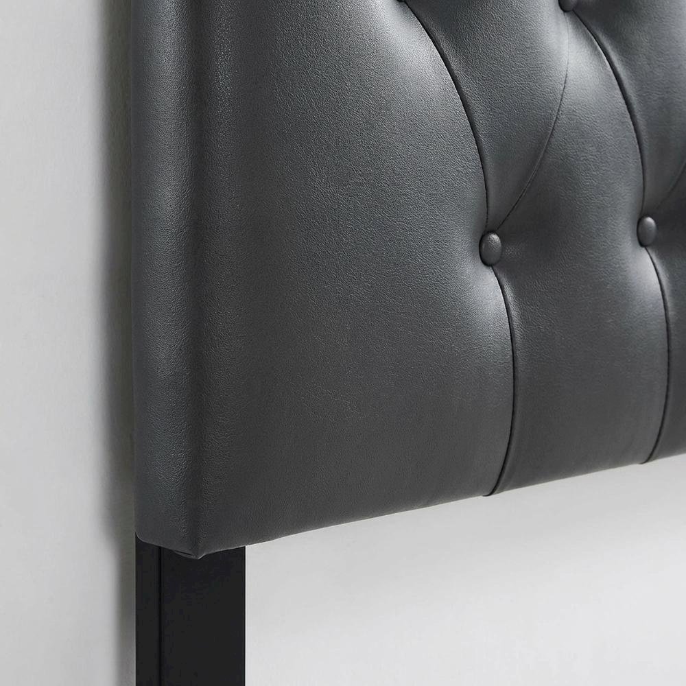 Tufted Queen Headboard in Fabric and Wood with Sturdy Frame and Elegant Design