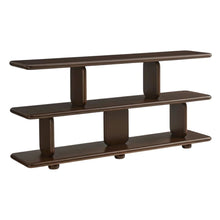 Wooden 2-Tier Bookshelf with Stable Structure for Home and Office Storage