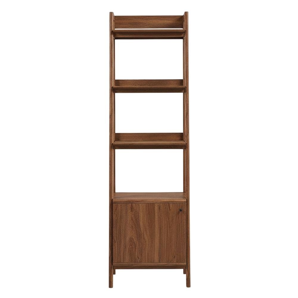 Wooden Bookshelf in finish with Open Shelving for Home Storage