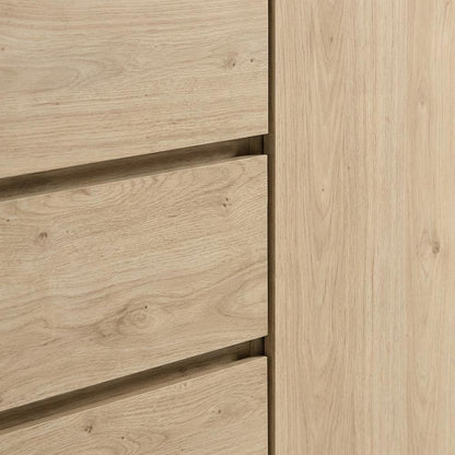 Rustic Rounded Sideboard Storage Cabinet With Spacious Interior, Durable Design