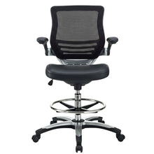 Plastic Drafting Chair with Armrest and Adjustable Height for Office Use