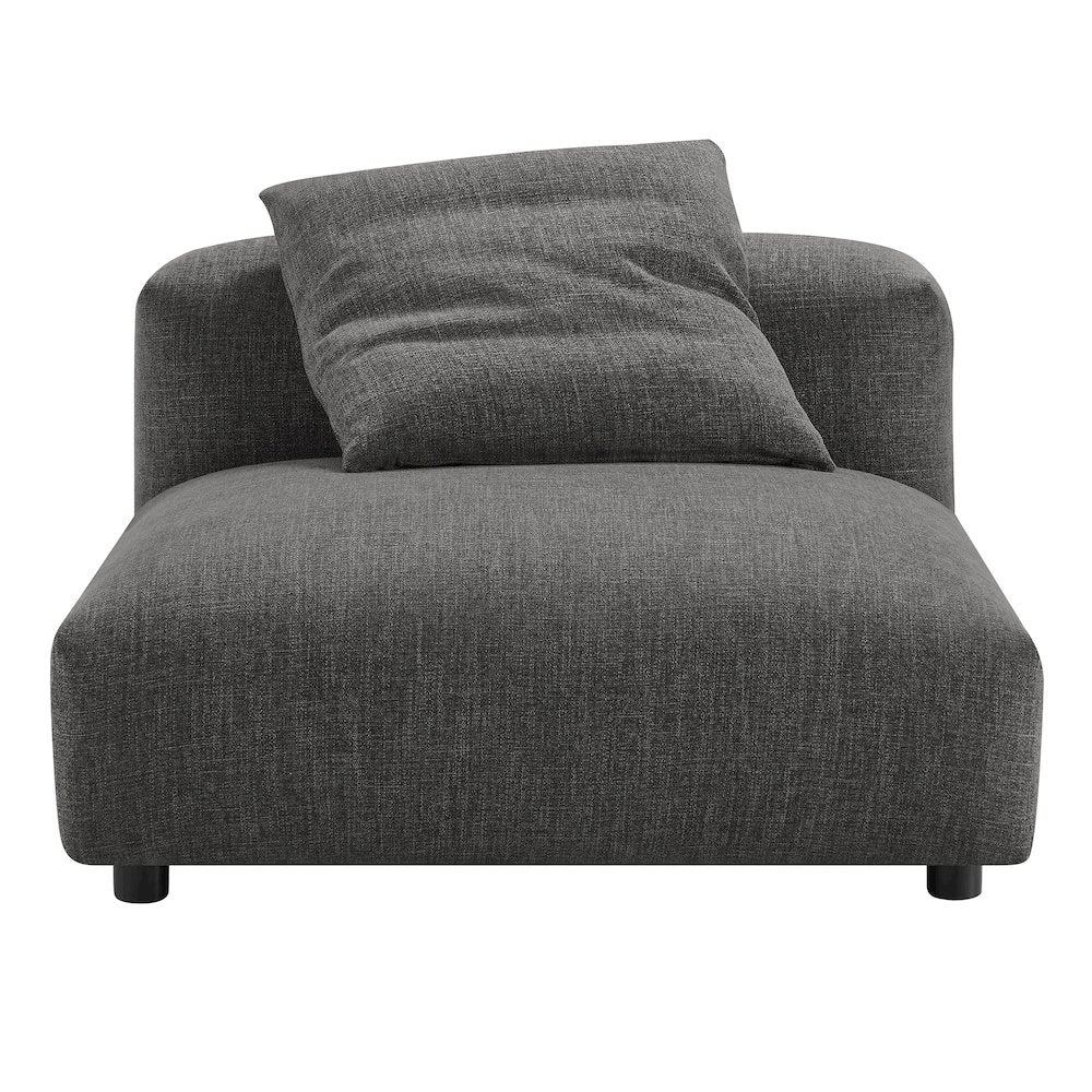 Solace 3-Piece Modular Upholstered Fabric Sectional Sofa