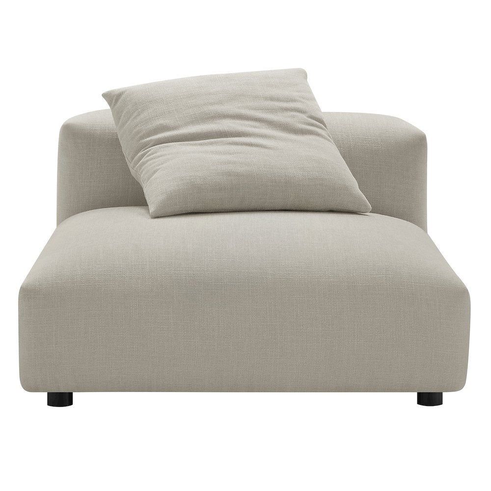 Solace 3-Piece Modular Upholstered Fabric Sectional Sofa