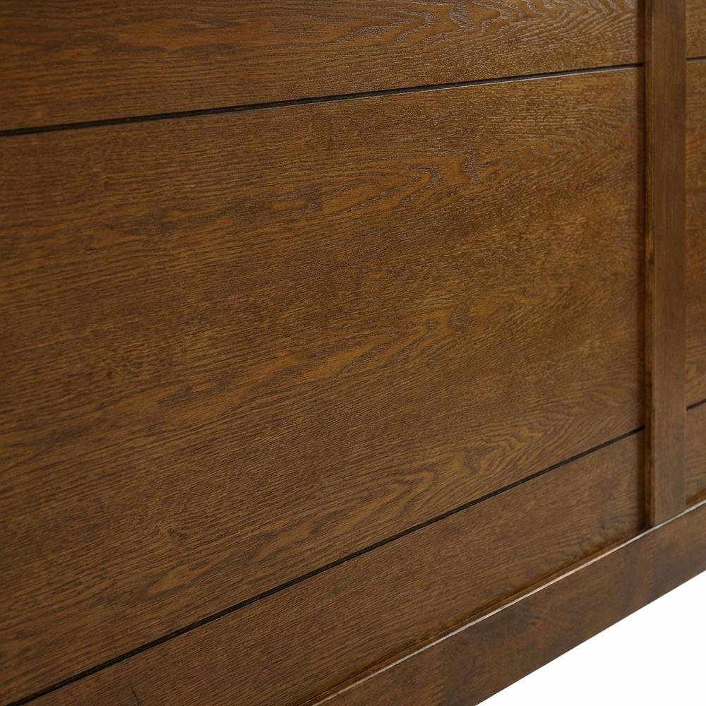 Wood Full Headboard with Durable Finish and Classic Design for Bedroom