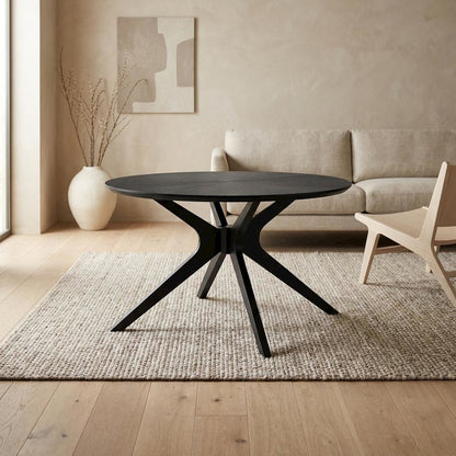 Round Wooden Coffee Table with Modern Design and Durable Build