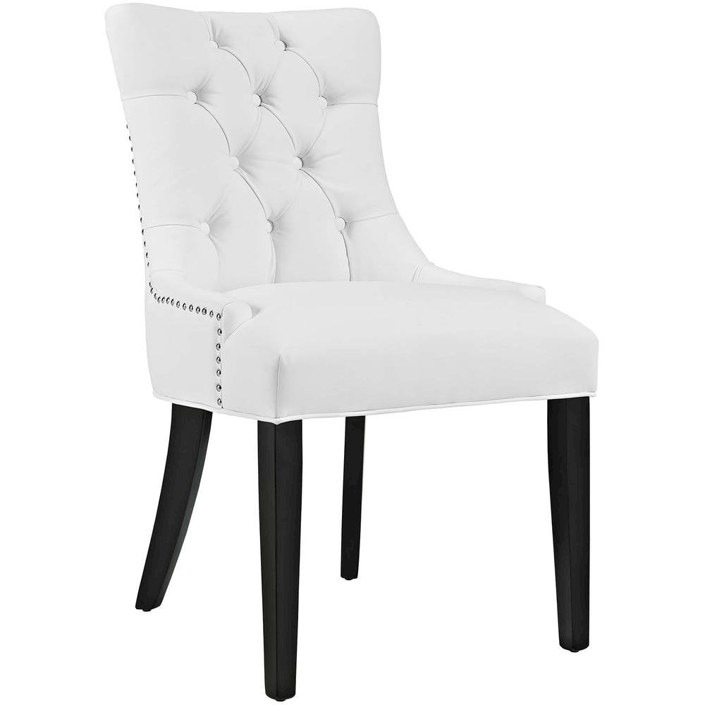 Upholstered Dining Chair with Backrest and Comfortable Seat