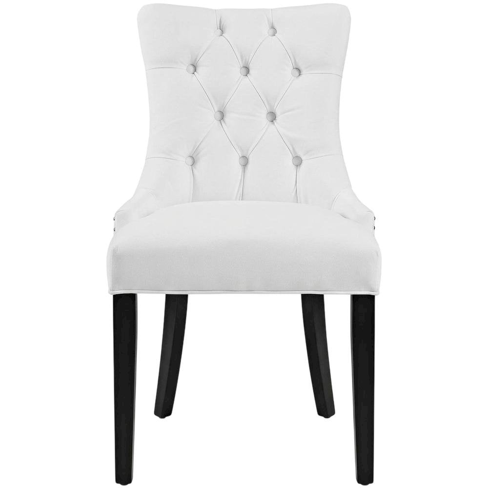 Upholstered Dining Chair with Backrest and Comfortable Seat