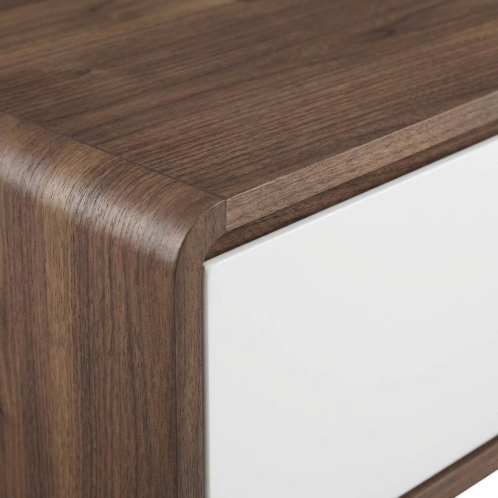 Wooden TV Stand in Brown with Spacious Storage and Sturdy Design