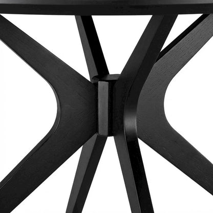 Round Wooden Coffee Table with Modern Design and Durable Build