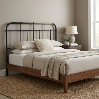 Metal Full Headboard with Sleek Design and Durable Construction