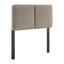 Boucle Fabric Twin Headboard Soft Upholstery with Durable Frame Panel Design