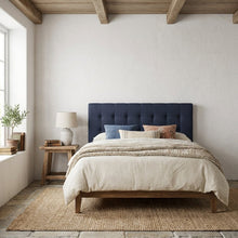 Upholstered Full Fabric Headboard with Soft Padding and Sturdy Frame