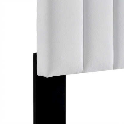Performance Velvet Full/Queen Headboard in Plush Upholstery, Sturdy Frame Design