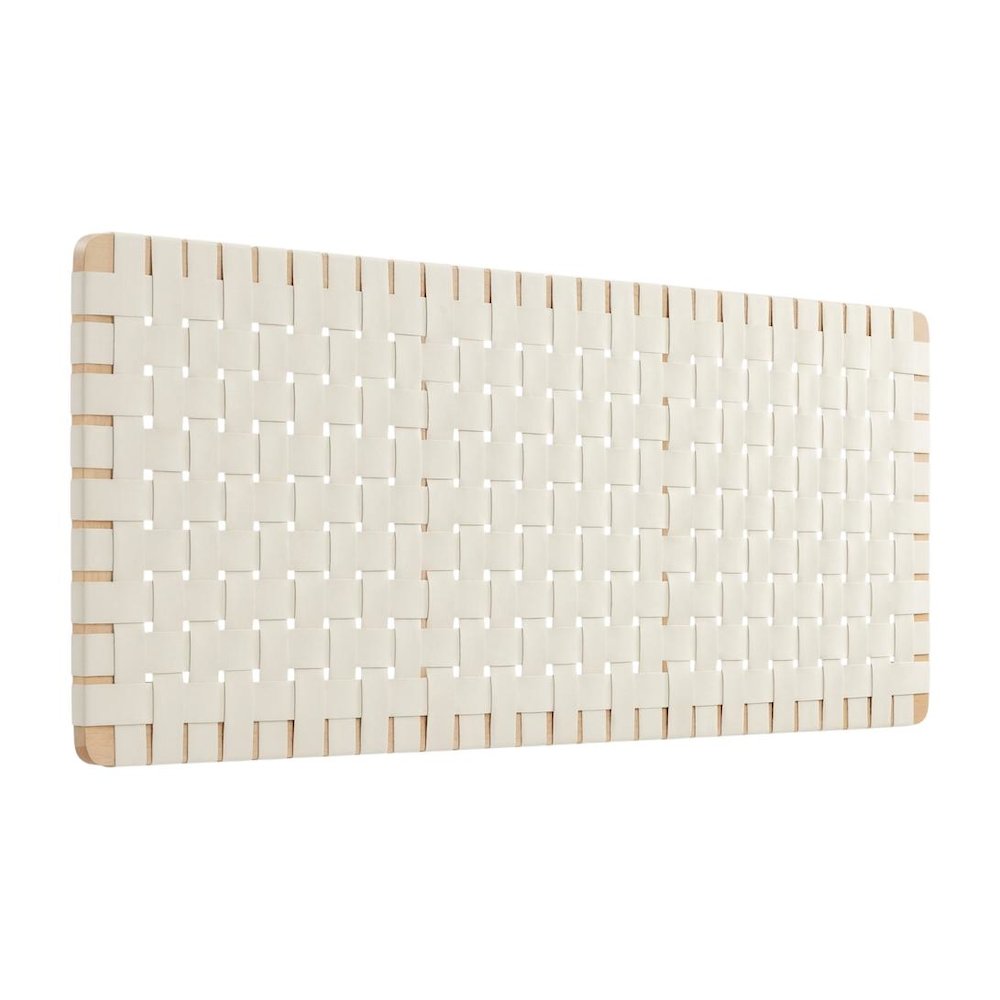 Vegan Leather Wall-Mount Headboard Queen Size with Durable Modern Design