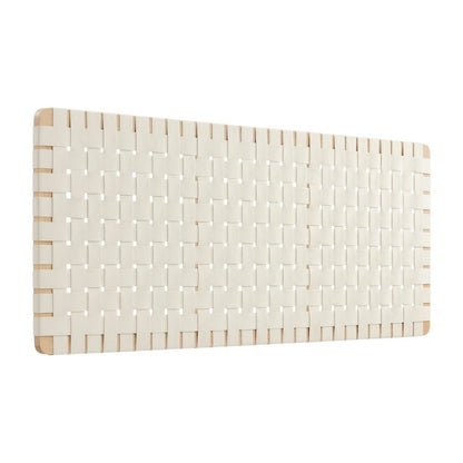 Vegan Leather Wall-Mount Headboard Queen Size with Durable Modern Design