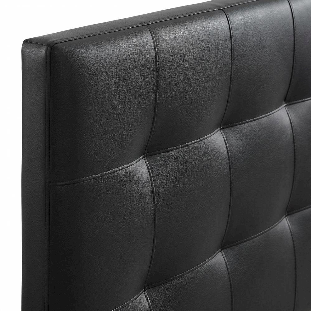 Upholstered Vinyl Queen Headboard with Elegant Design and Durable Finish