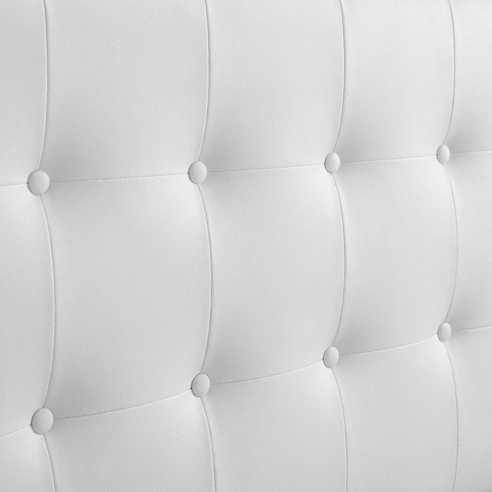 Upholstered Vinyl Full Headboard with Stylish Design and Durable Build