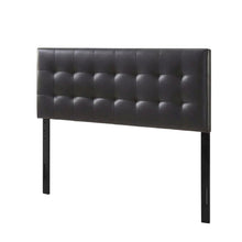 Upholstered Vinyl Queen Headboard with Padded Design and Durable Finish