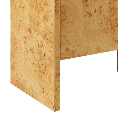 Wooden Brown Sideboard with Engineered Material and Sleek Design