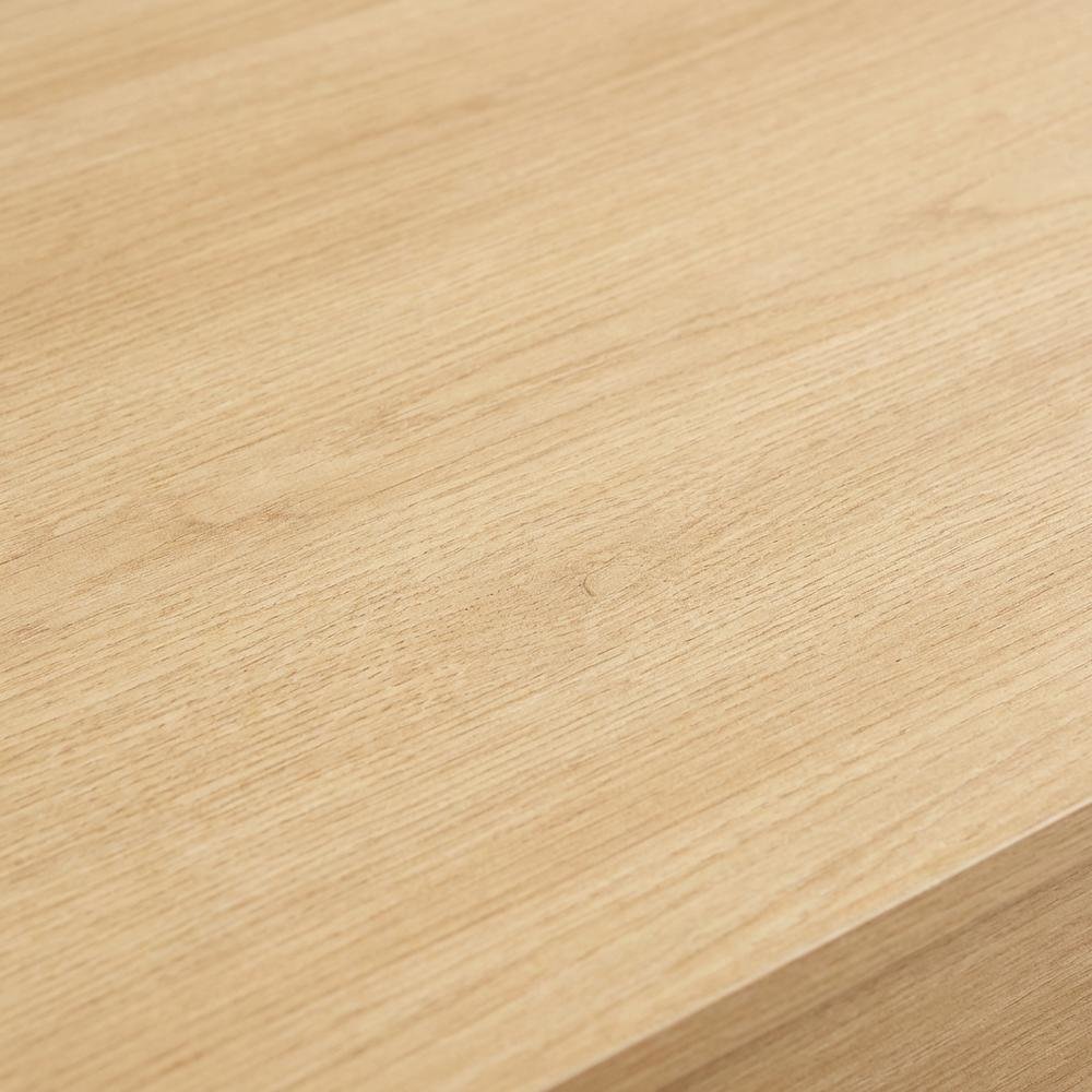 Modern Office Desk In Neutral Finish With Spacious Work Surface