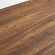 Wood Grain Office Desk with Spacious Surface and Sturdy Construction