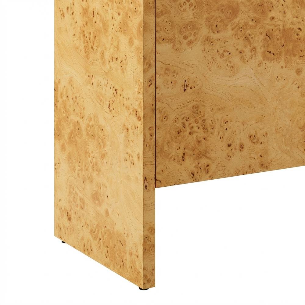 Burl Wood Sideboard with Spacious Storage and Elegant Finish