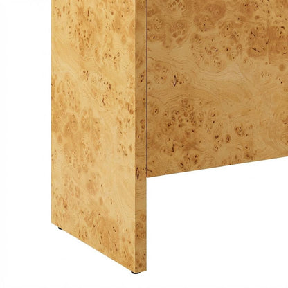 Burl Wood Sideboard with Spacious Storage and Elegant Finish