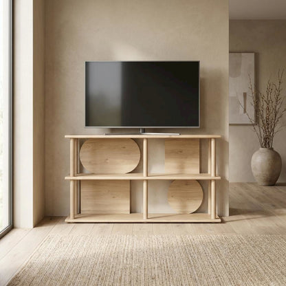 55-Inch Console Table in Elegant Finish with Sturdy Construction