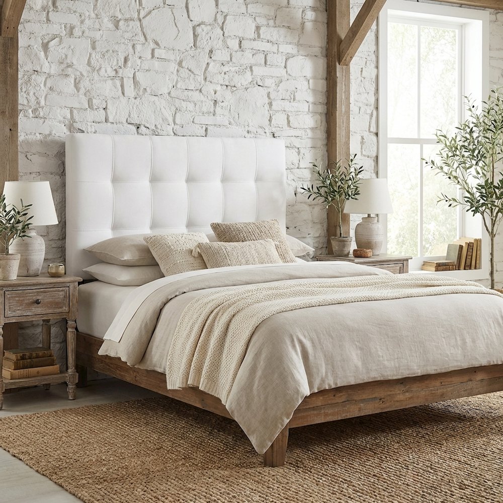 Biscuit Tufted Performance Velvet Twin Headboard with Plush Upholstery